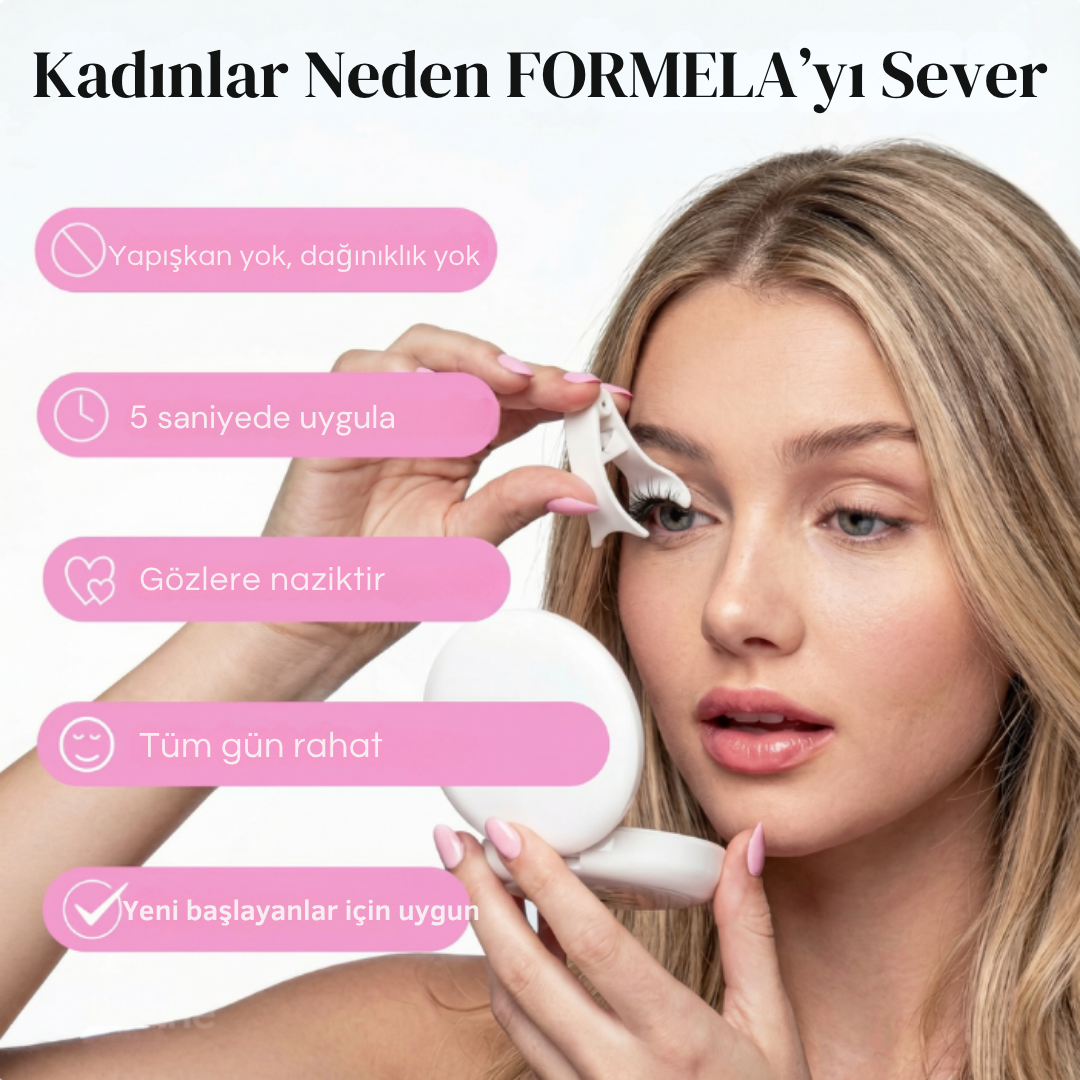 Yeni Nesil Mıknatıslı Kirpik