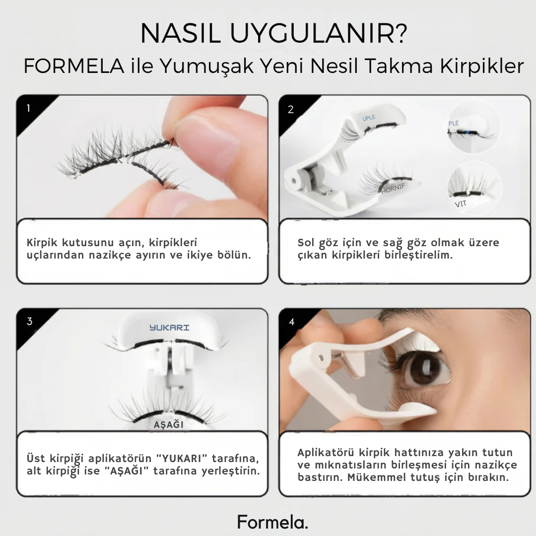 Yeni Nesil Mıknatıslı Kirpik