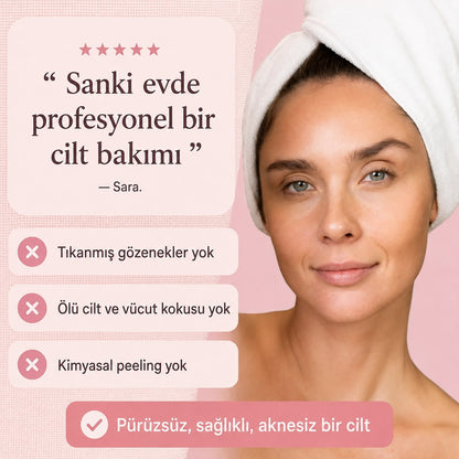Peeling Etkili Antibakteriyel Duş Havlusu